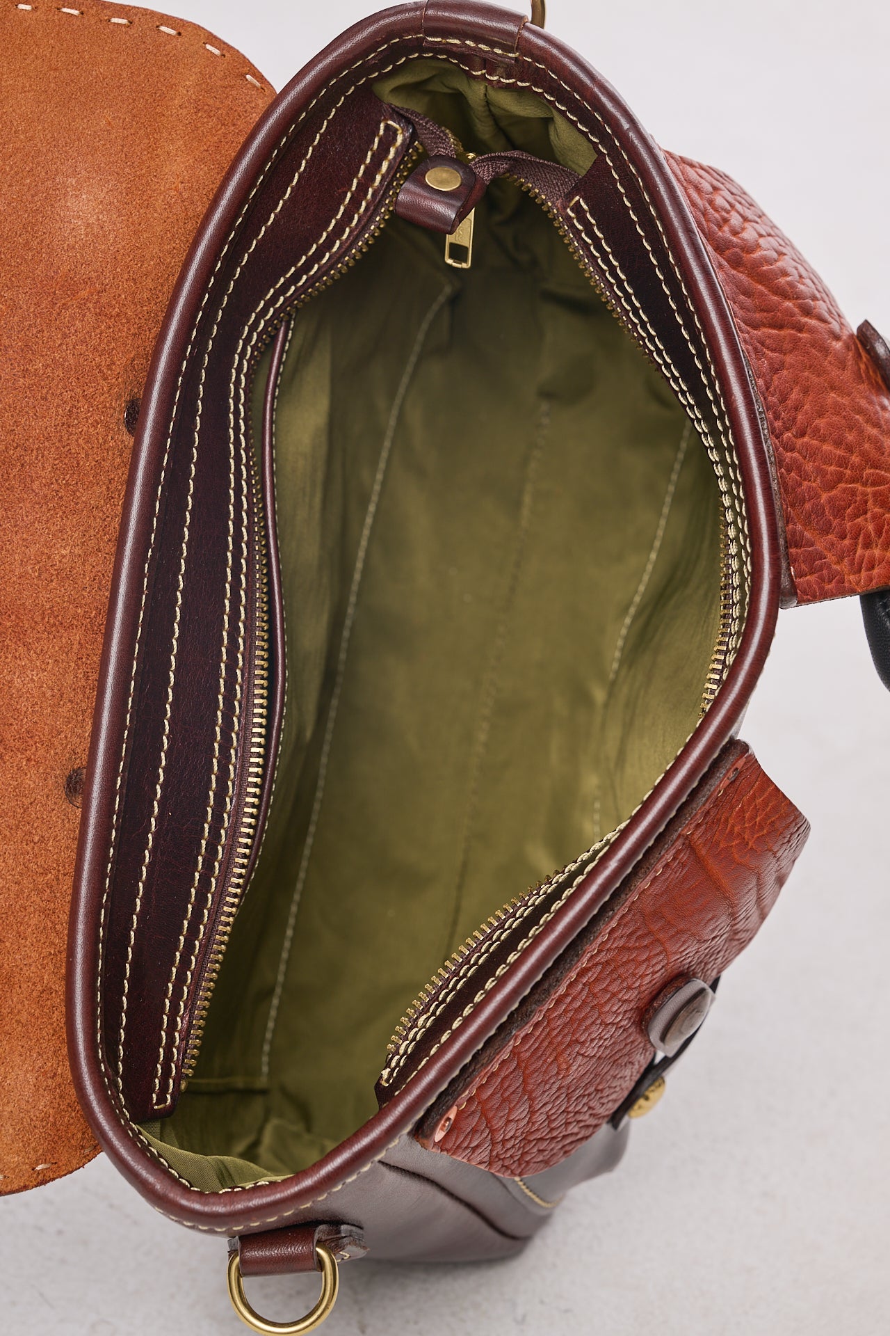 Full Grain Leather Satchel - Image 10