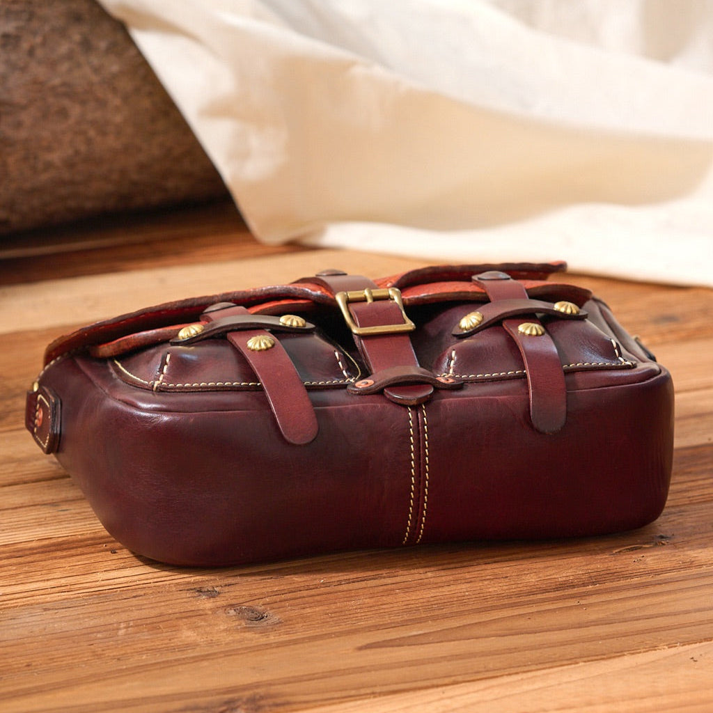 Full Grain Leather Satchel - Image 8