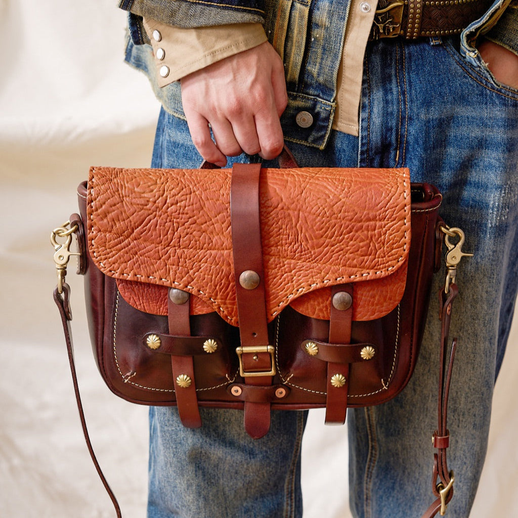 Full Grain Leather Satchel - Image 3